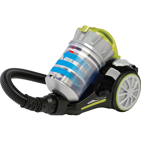 BISSELL PowerClean Multi-Cyclonic Canister Vacuum w/ Motorized Power Foot 1654C - 2 L - Bagless - Motorized Floor Nozzle, Telescopic Wand, Brushroll, Upholstery Tool, Dusting Brush, Crevice Tool - 12" (304.80 mm) Cleaning Width - Carpet, Bare Floor, Hard  = BIS1654C