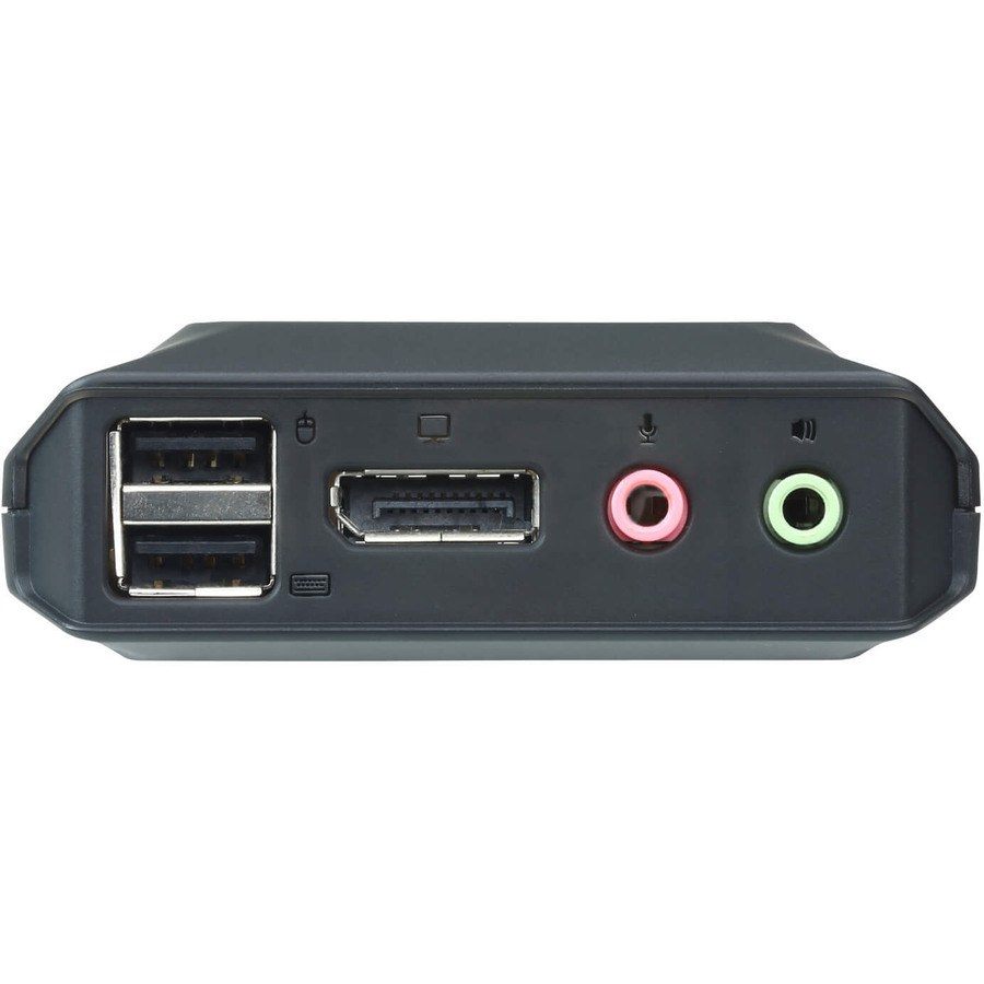 ATEN 2-Port USB DisplayPort Cable KVM Switch with Remote Port Selector