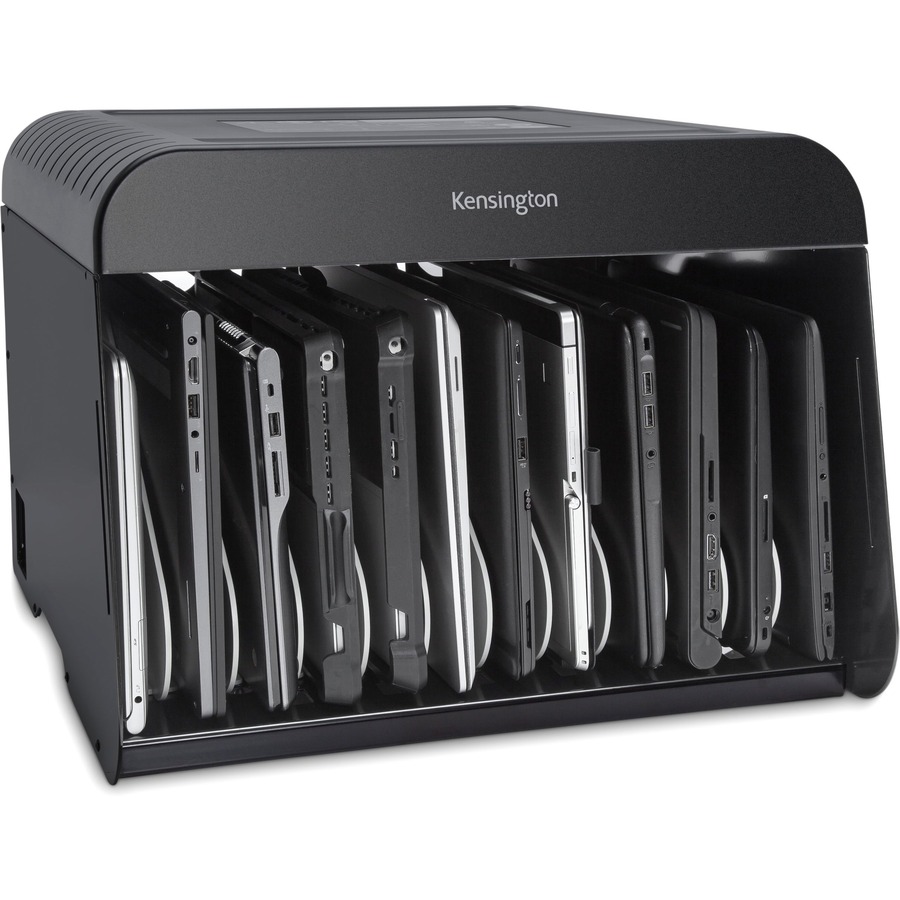 Kensington Charging Cabinet - Up to 14" Screen Support - Black - Multimedia Player Chargers - KMW62878