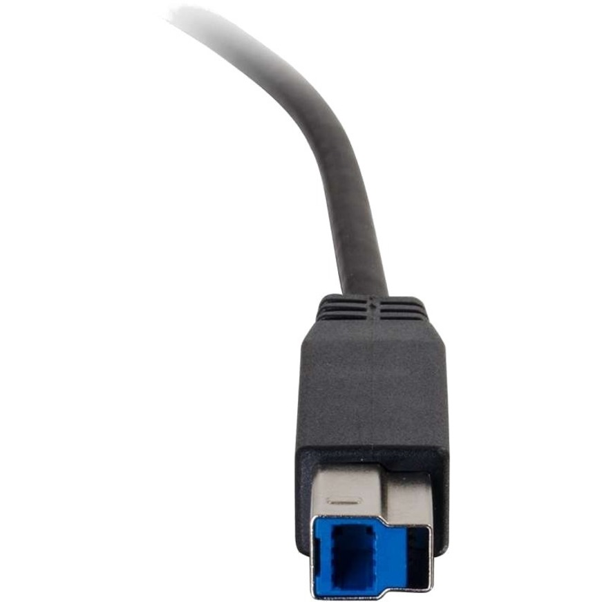 C2G 6 ft USB 3.0 Type-C to Standard-B cable for connecting USB-C hosts to legacy devices — alternate view 3