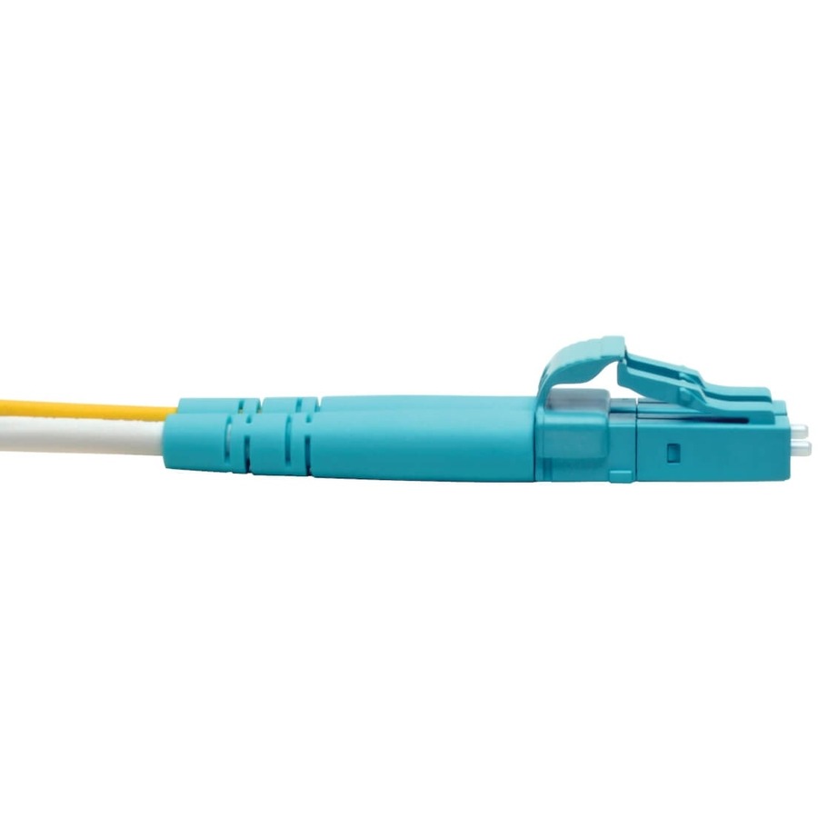 Eaton Tripp Lite Series 100G Duplex Multimode 50/125 OM5 LSZH Fiber Optic Cable (LC/LC), Lime Green, 20 m