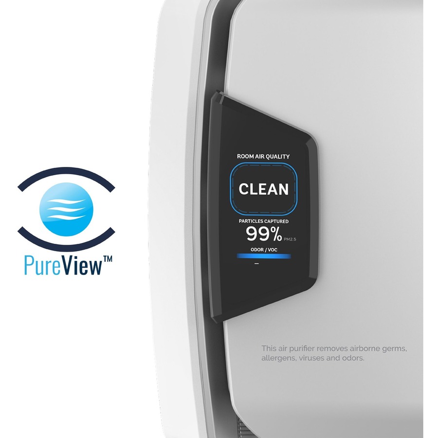 Fellowes AeraMax Pro PureView AM 4 PC Air Purifier - Stainless - Wall Mounted - Air Purifiers, Cleaners & Humidifiers - FEL9573101