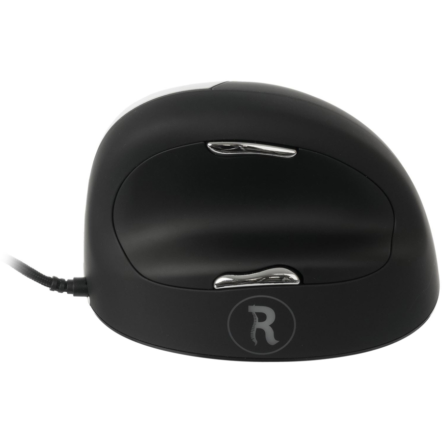 R-Go Tools Wired Vertical Ergonomic Mouse, Large, Right Hand, Black