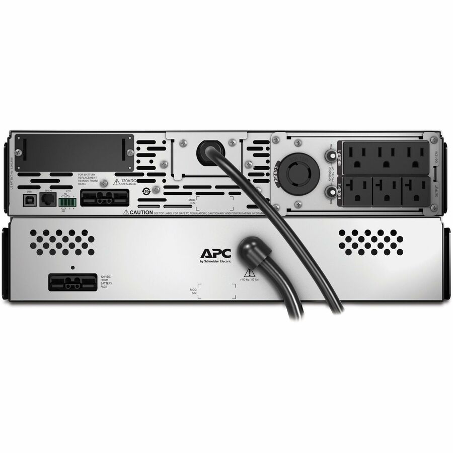 APC Smart-UPS X, Line Interactive, 3kVA, Rack/tower convertible 2U, 100V-127V, 3x 5-15R+3x 5-20R+1x L5-30R NEMA, SmartSlot, Extended runtime [TAA]