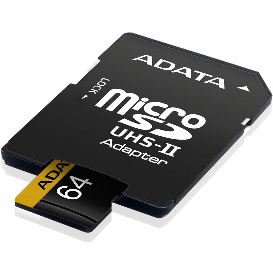 Adata Premier ONE 64 GB Class 10/UHS-II (U3) V90 microSDXC - 290 MB/s Read - 260 MB/s Write