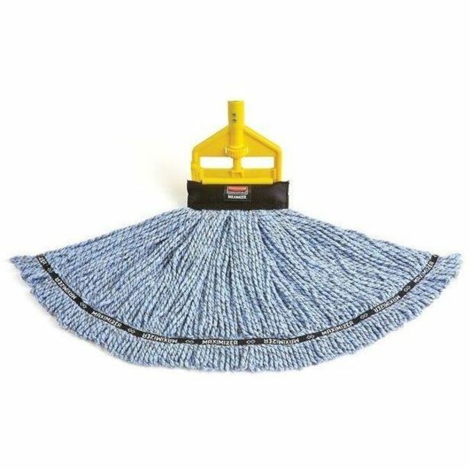 Rubbermaid Commercial Invader 60" Side-Gate Wet Mop Handle, Fiberglass Handle, Blue