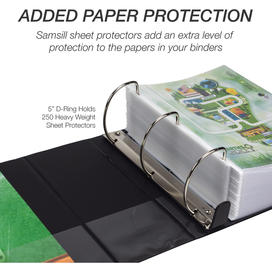 Picture of Samsill Earth's Choice Heavy Duty 5" Biobased USDA Certified Eco-friendly Storage Binder