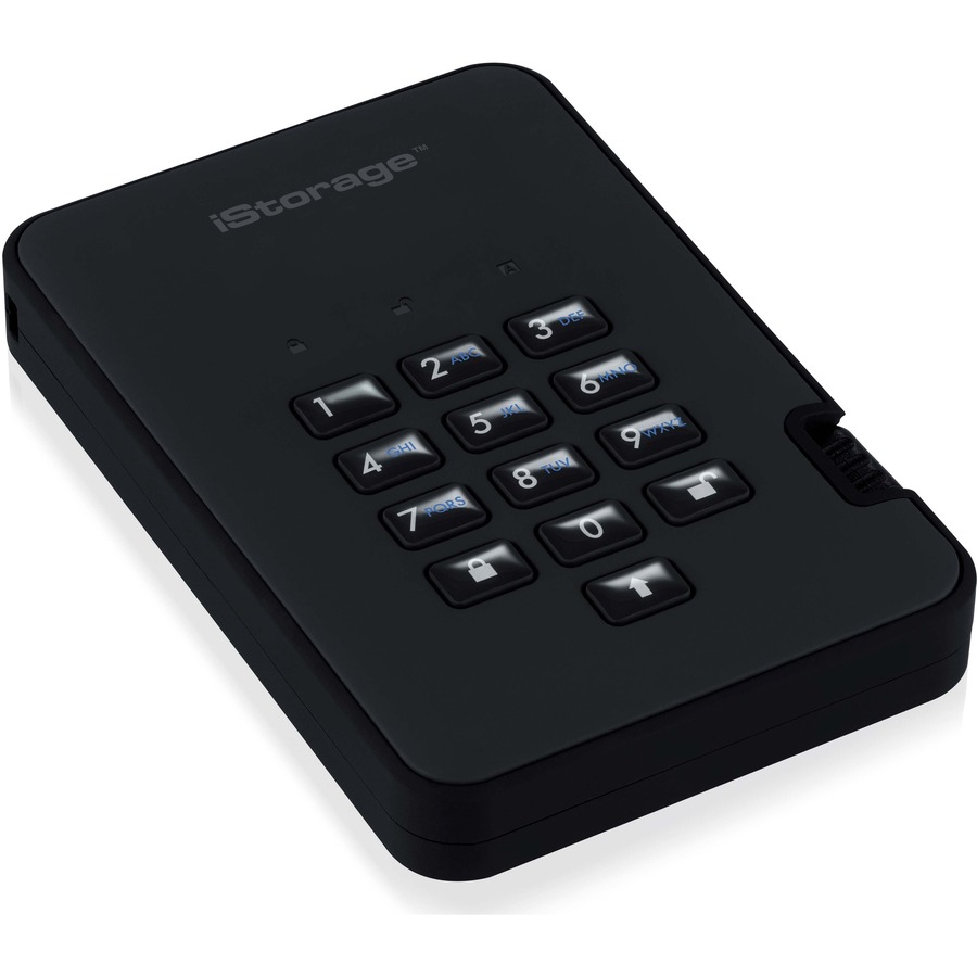 iStorage diskAshur2 SSD 256GB Secure Portable Solid State Drive | Password protected |Dust/Water Resistant | Hardware encryption. IS-DA2-256-SSD-256-B