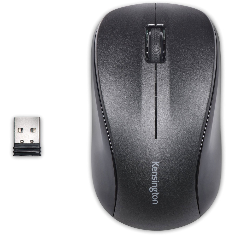 Kensington Mouse for Life Mouse - Wireless - Black - 1 Each