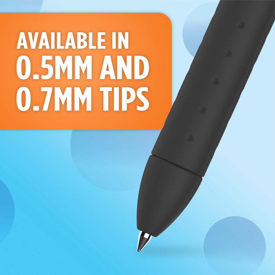 Paper Mate Gel Pen - Medium Pen Point - 0.7 mm Pen Point Size - Green, Red, Blue, Black - Green, Red, Blue, Black Barrel - 4 / Pack - Gel Ink Pens - PAP2023717