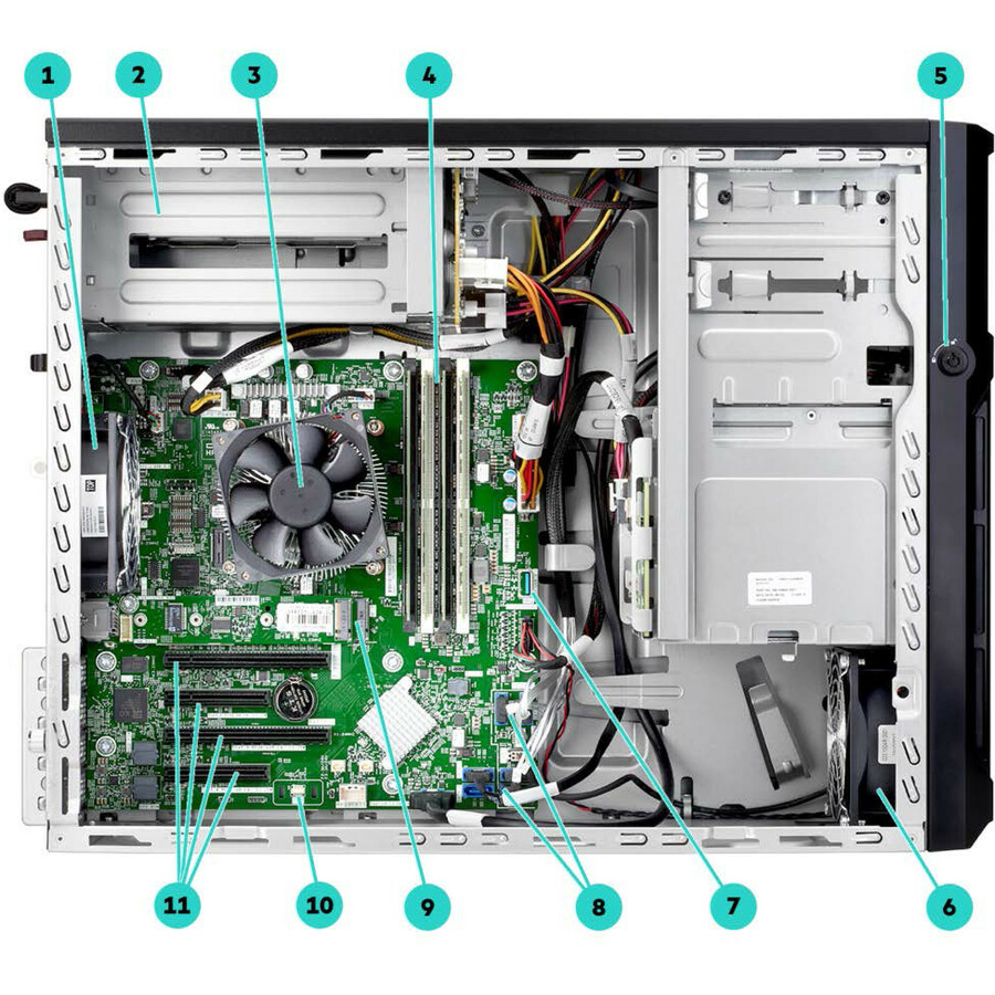 HPE ProLiant ML30 G10 4U Tower Server - 1 x Intel Xeon E-2124 3.30 GHz - 16 GB RAM - Serial ATA/600 Controller