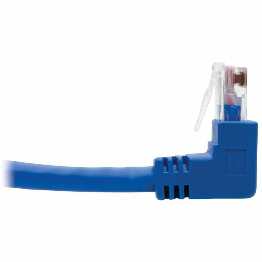 Eaton Tripp Lite Series Up/Down-Angle Cat6 Gigabit Molded UTP Ethernet Cable (RJ45 Up-Angle M to RJ45 Down-Angle M), Blue, 4 ft. (1.22 m)
