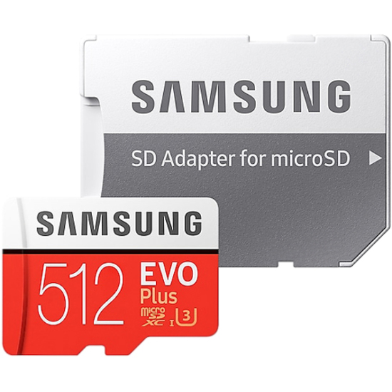 Samsung EVO Plus 512 GB Class 10/UHS-I (U3) microSDXC