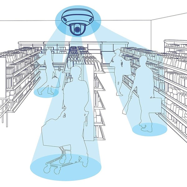 Trendnet (TV-IP460PI) 8MP H.265 PoE+ Multi-Sensor PTZ Camera