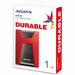ADATA DashDrive Durable HD650 1TB 2.5" USB 3.0 External Hard Drive Shock-resistant - Red (AHD650-1TU31-CRD)