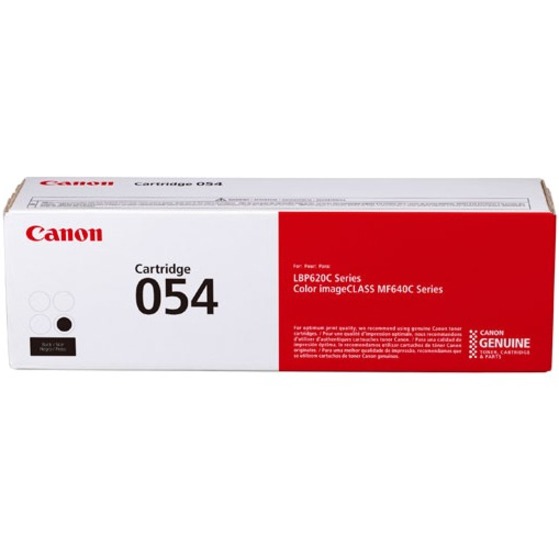 Canon 054 Original High Yield Laser Toner Cartridge - Black - 1 Pack - 1500 Pages - Laser Toner Cartridges - CNM3024C001