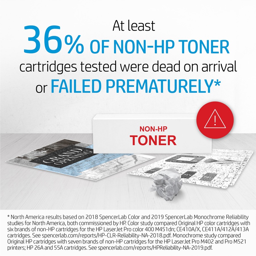 HP 414A (W2022A) Toner Cartridge - Yellow - Laser - 2100 Pages - 1 Each - Laser Toner Cartridges - HEWW2022A