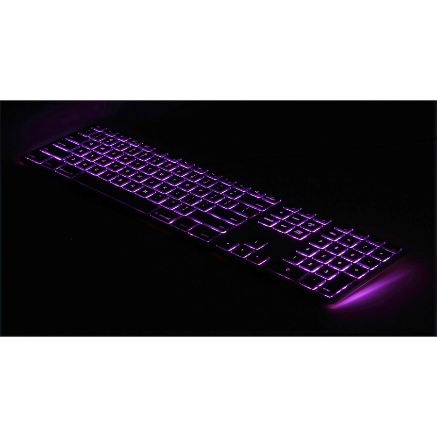Matias RGB Backlit Wired Aluminum Keyboard for Mac - Space Gray