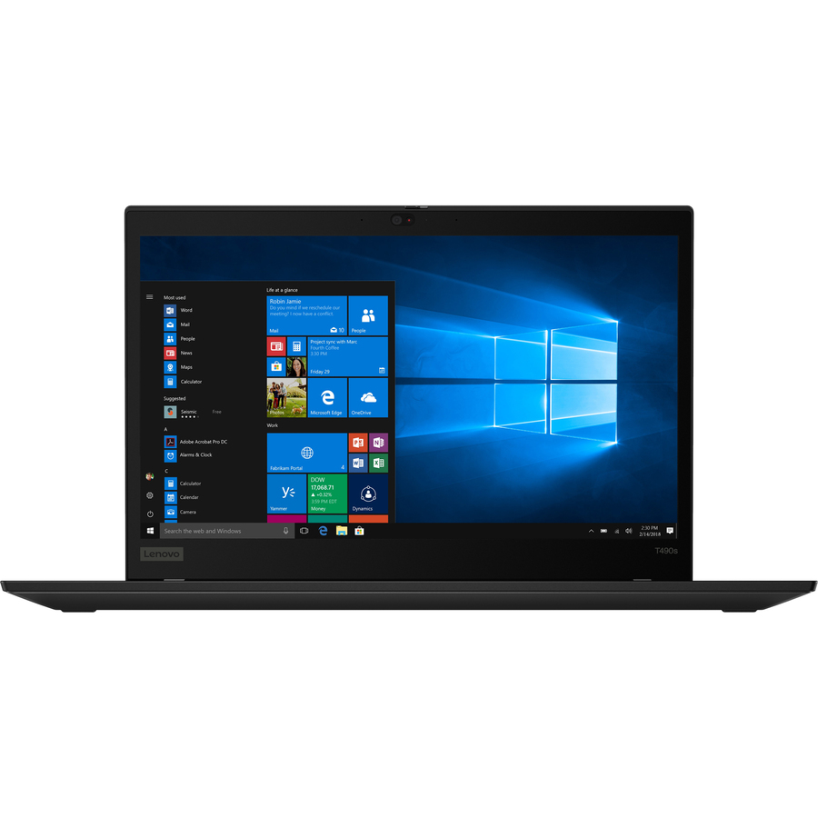 Lenovo ThinkPad T490s 20NX003AUS 14" Notebook - 1920 x 1080 - Intel Core i5 8th Gen i5-8365U Quad-core (4 Core) 1.60 GHz - 8 GB Total RAM - 256 GB SSD - Black