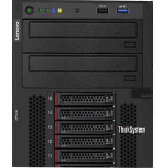 Lenovo ThinkSystem ST550 7X10A0B3NA 4U Tower Server - 1 x Intel Xeon Silver 4210 2.20 GHz - 16 GB RAM - 12Gb/s SAS, Serial ATA/600 Controller