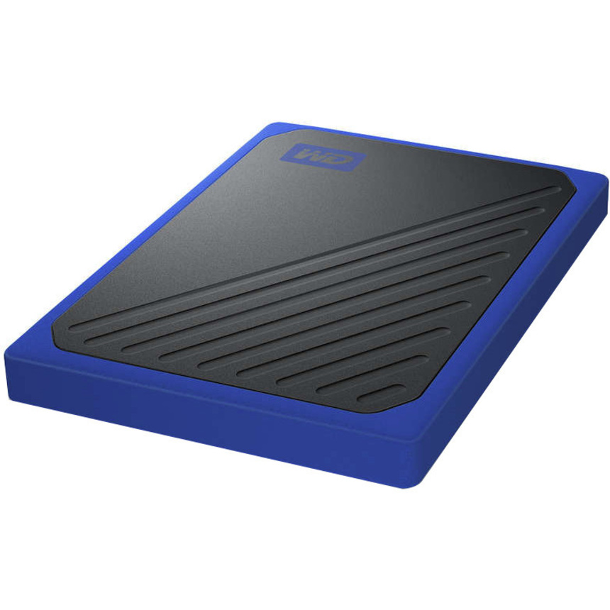 WD My Passport Go WDBMCG5000ABT-WESN 500 GB Portable Solid State Drive - External - Black, Cobalt