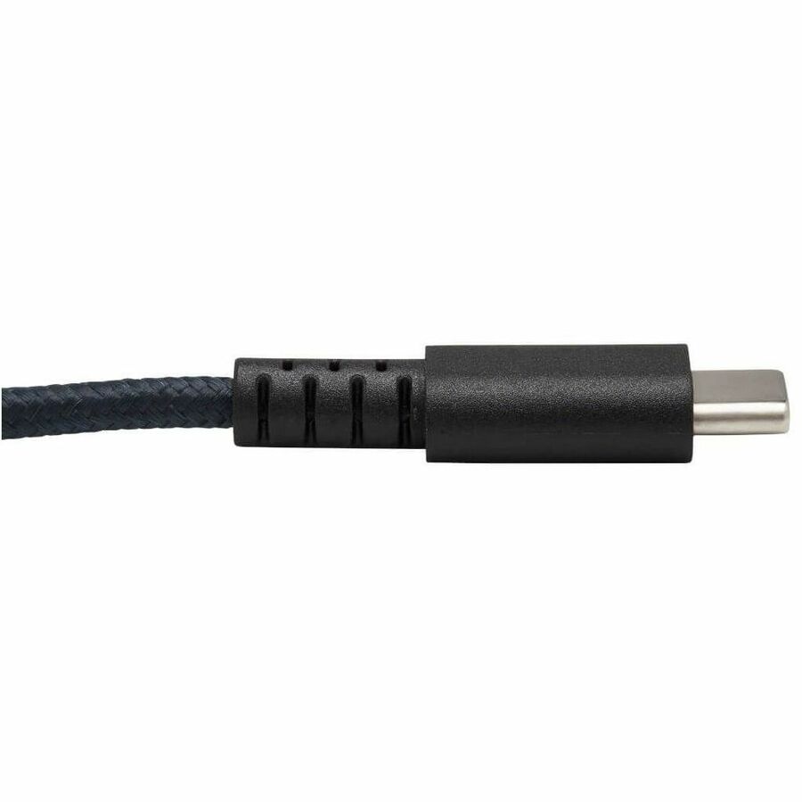Tripp Lite by Eaton Heavy-Duty USB-A to USB-C Cable USB 2.0 UHMWPE and Aramid Fibers (M/M) Gray 10 ft. (3.05 m)