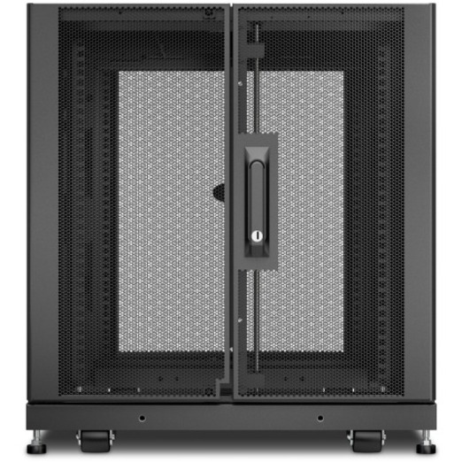 APC NetShelter SX, Server Rack Enclosure, 12U, Black, 658H x 600W x 900D mm [TAA]