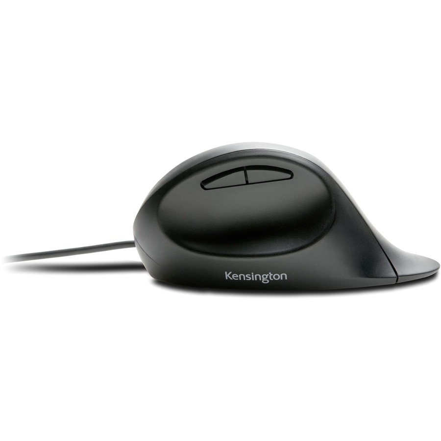Kensington Pro Fit Ergo Wired Mouse - Cable - Black - USB - 3200 dpi - 5 Button(s)