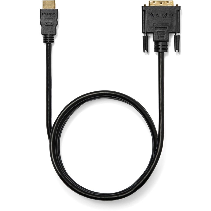Kensington HDMI (M) to DVI-D (M) Passive Bi-Directional Cable, 6ft