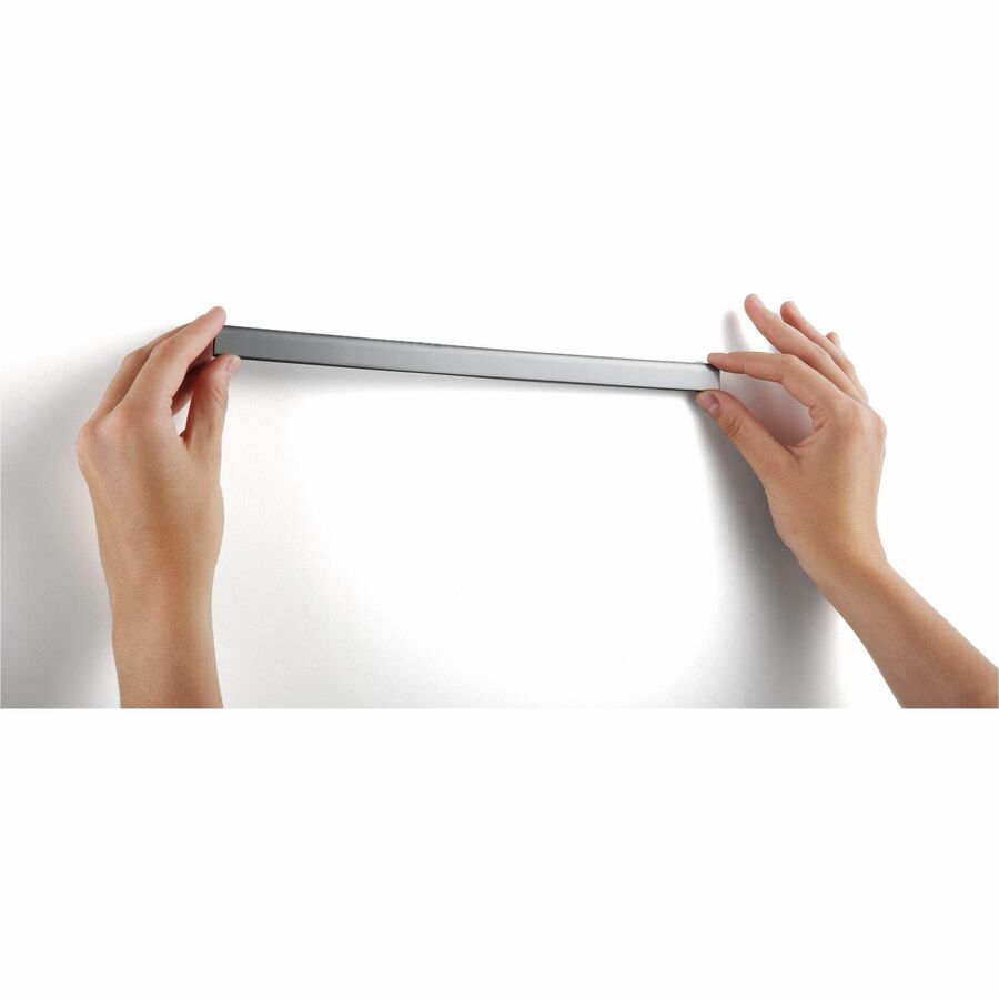 DBL470723 - Attach documents quickly and easily with the Durafix Rail. Simply stick the magnet to your chosen surface, open the clip, place the note inside and close. Magnetic strip for information and posters in letter-size landscape and tabloid-size portrait format. Self-adhesive attachment allows a uniform appearance on smooth surfaces such as cabinets, glass doors, shop windows and whiteboards. Self-adhesive will not leave a residue when removed. More from the Manufacturer