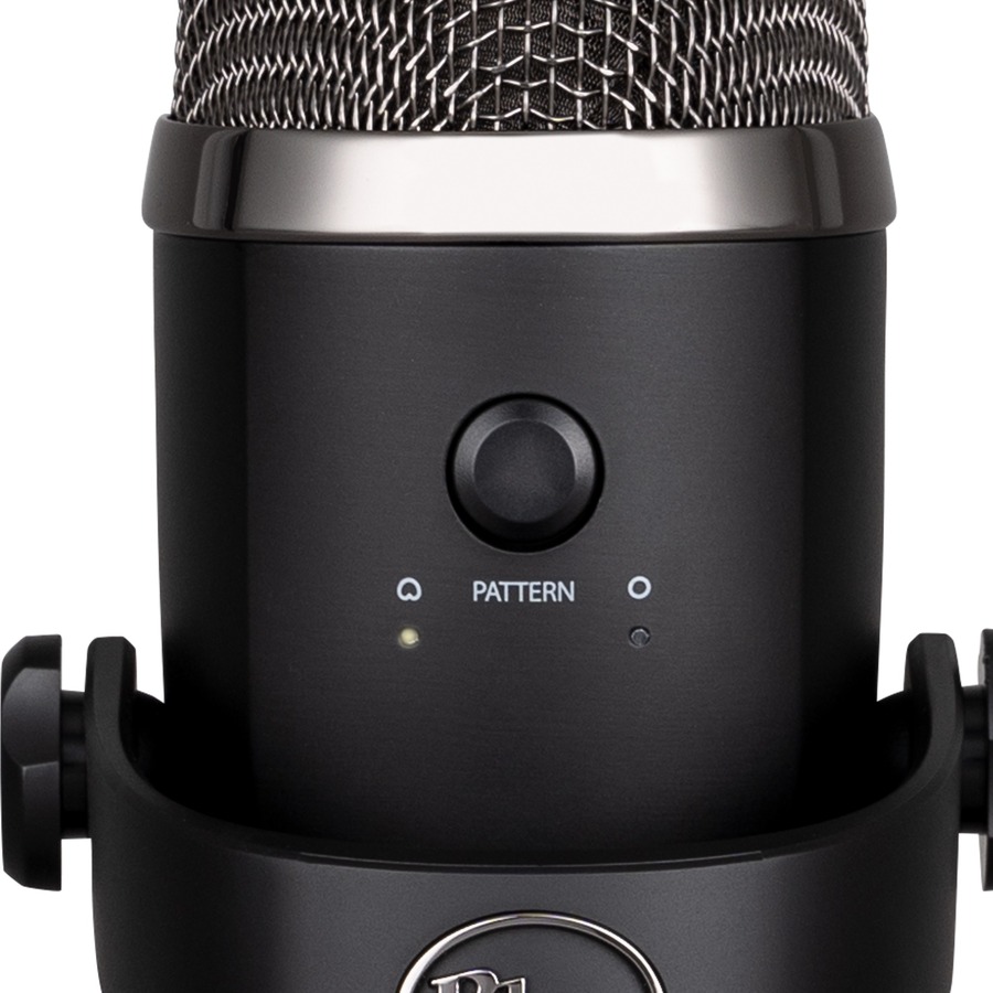 Blue Yeti Nano Wired Condenser Microphone - 20 Hz to 20 kHz - Cardioid, Omni-directional - Desktop, Stand Mountable - USB - Microphones - LOG988000400