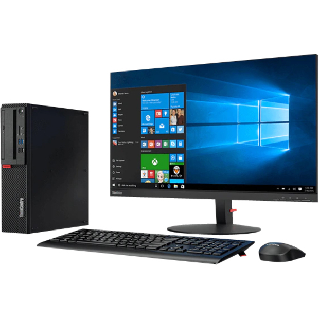 Lenovo ThinkCentre M75s-1 11A9000UUS Desktop Computer - AMD Ryzen 5 3400G 3.70 GHz - 8 GB RAM DDR4 SDRAM - 256 GB SSD - Small Form Factor - Raven Black