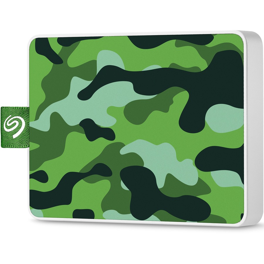 Seagate One Touch STJE500407 500 GB Portable Solid State Drive - External - Camo Green