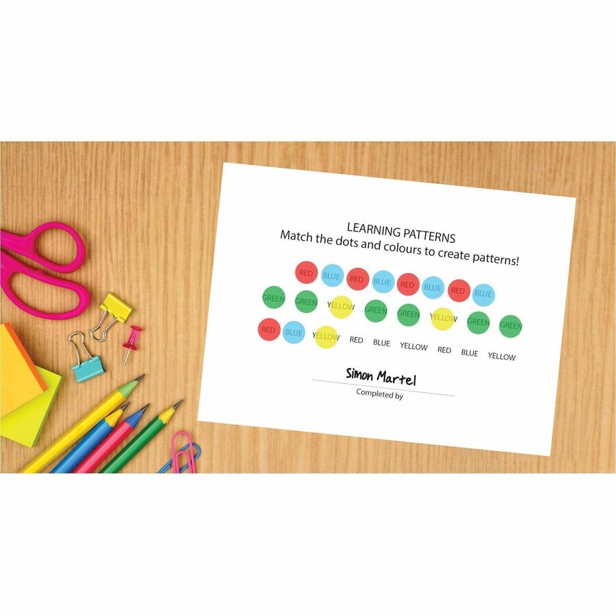 Avery&reg; See Thru Removable Colour Coding LabelsHandwrite, 3/4"