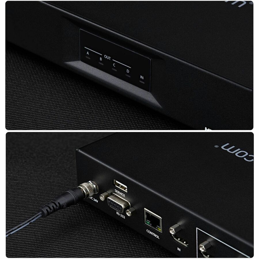 StarTech.com 2x2 Video Wall Splitter - 1 x HDMI In - 4 x HDMI Out - Network (RJ-45) - USB