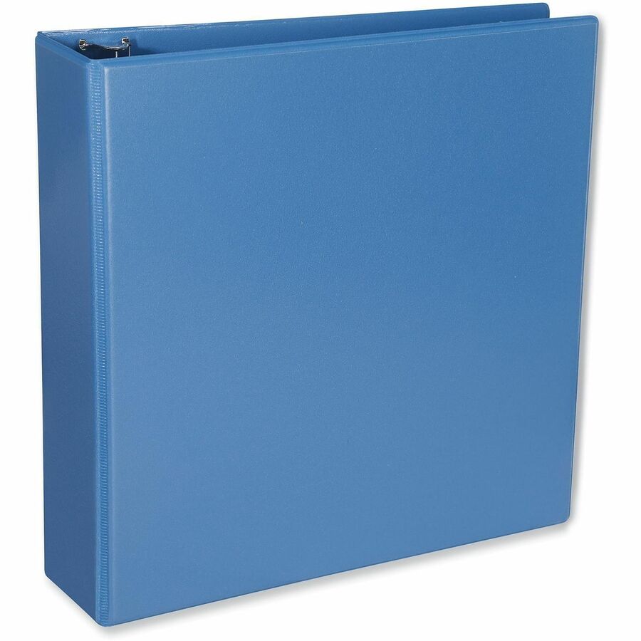 Universal Slant D-Ring View Binder, 3 Rings, 2" Capacity, 11 x 8.5, Light Blue - 2" Binder Capacity - Letter - 8 1/2" x 11" Sheet Size - 480 Sheet Capacity - 3 Ring(s) - Fastener(s): Ring - Pocket(s): 2, Inside Front & Back - Polypropylene - Light Blue - 