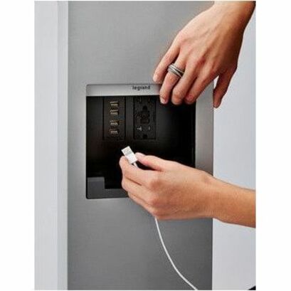 Silver outdoor speaker light with low-profile enclosure for wall, ceiling, or surface mounting — alternate view 3