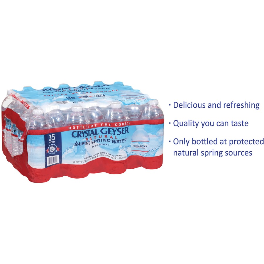 Crystal Geyser Alpine Spring Bottled Water - 16.90 fl oz - Clear