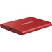SAMSUNG T7 500GB USB3.2  Red External Solid State Drive (MU-PC500R/AM)