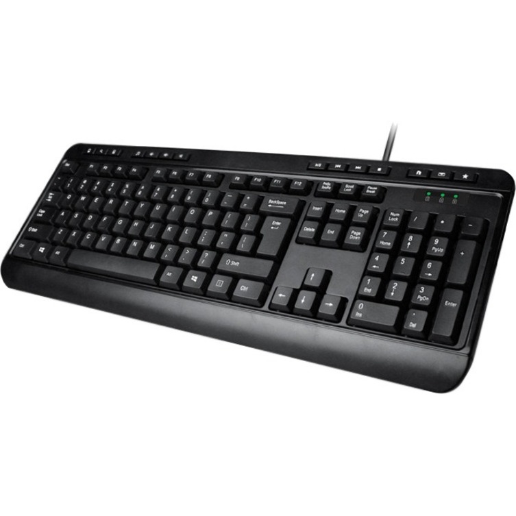 Adesso Antimicrobial Multimedia Desktop Keyboard and Mouse Combo