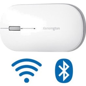 Kensington SureTrack Dual Wireless Mouse - White - Mice - KMWK75353WW