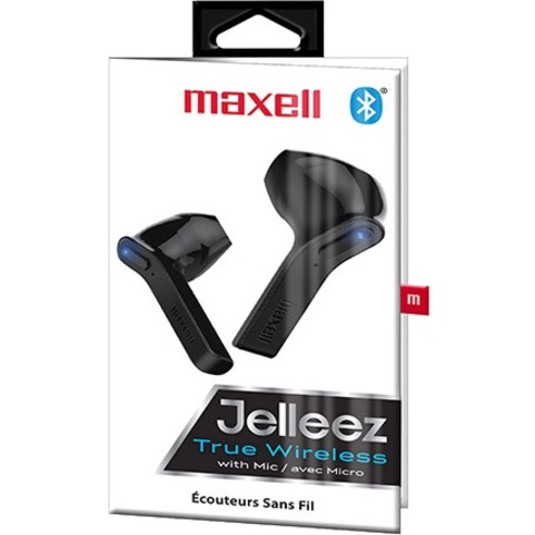Maxell True Wireless Earbud - Black - True Wireless - Bluetooth - Earbud - In-ear -  - MAX199460
