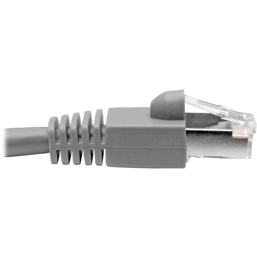 Tripp Lite by Eaton Cat6a 10G Snagless Shielded STP Ethernet Cable (RJ45 M/M) PoE Gray 6 ft. (1.83 m)