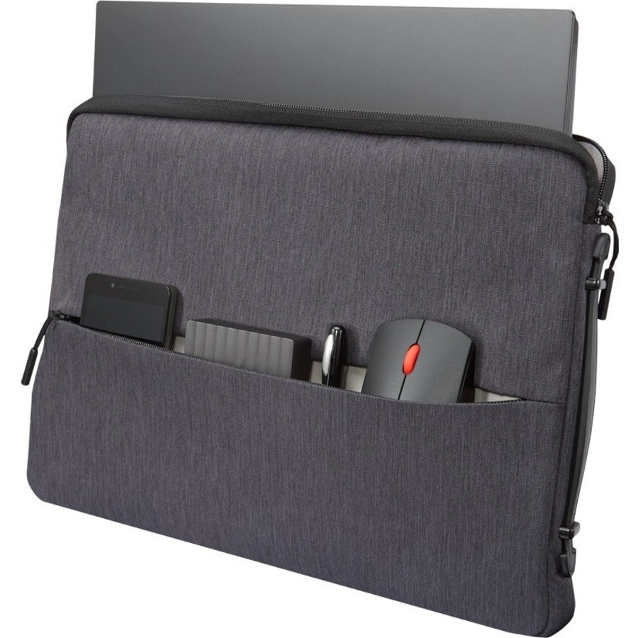 Lenovo Urban Carrying Case (Sleeve) for 15.6" Notebook - Charcoal Gray