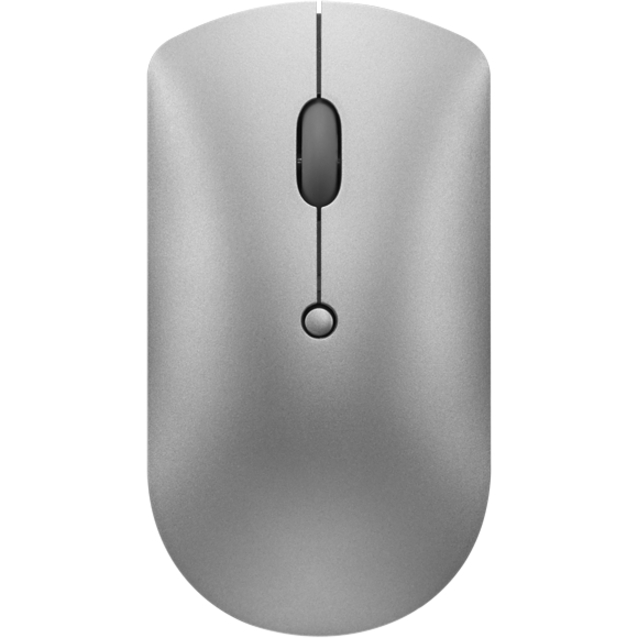 LENOVO 600 Bluetooth Silent Mouse - Blue Optical - Wireless - Bluetooth - Iron Gray - 2400 dpi - Scroll Wheel - 3 Button(s)(Open Box)