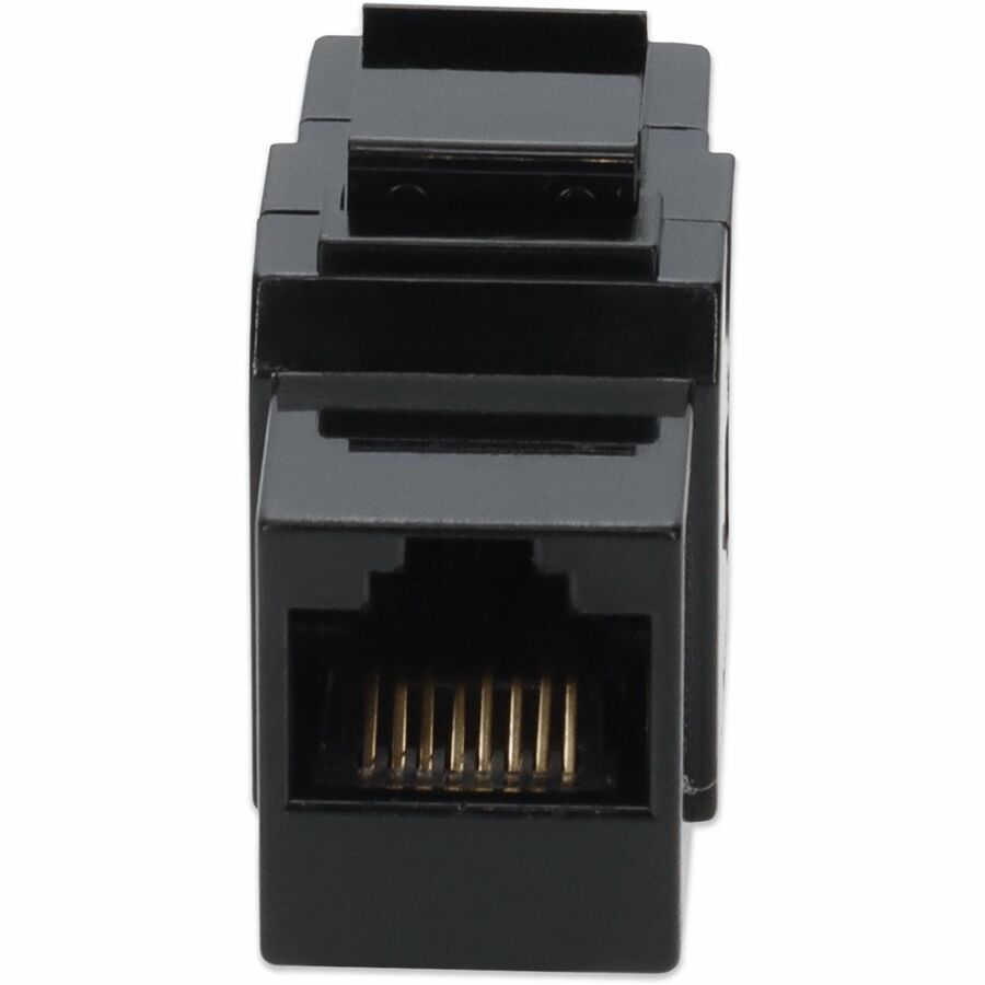 AddOn RJ-45 (Female) to RJ-45 (Female) Black Cat6A UTP Copper Connector