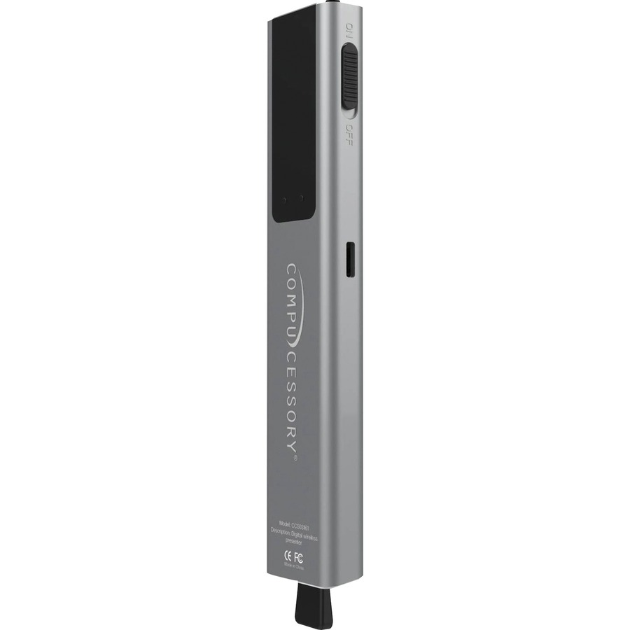 Compucessory Wireless Digital Presenter - Wireless - 95 ft - Silver - 1 Pack - USB