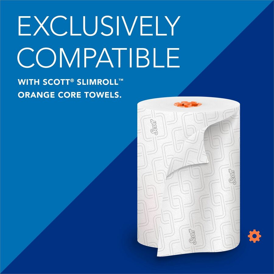 Scott Electric Towel Dispenser - Touchless Dispenser - 7.25" (184.15 mm) Height x 12.35" (313.69 mm) Width x 11.80" (299.72 mm) Depth - Plastic - White - Dirt Resistant, Hands-free, Compact, Drop Resistant, Slip Resistant, Wall Mountable, Hygienic, Keyles = KCC47259