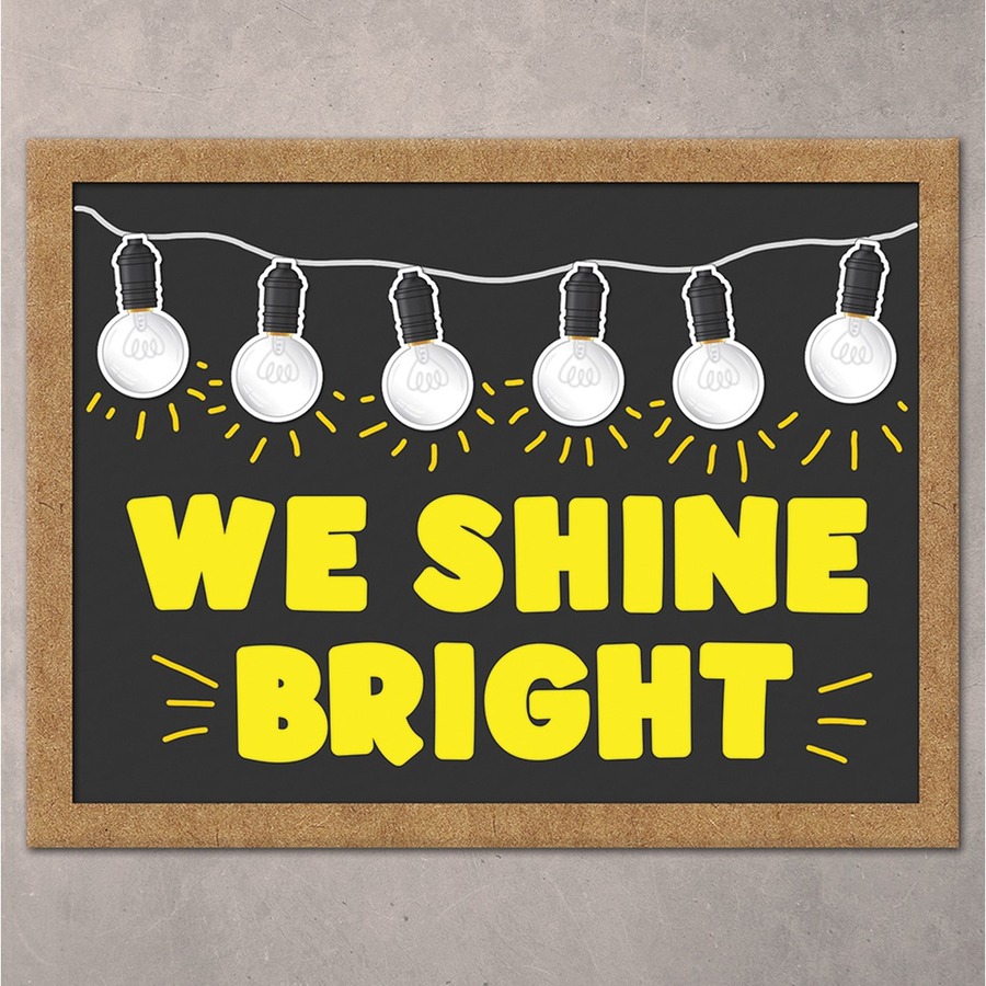 Schoolgirl Style Industrial Chic Light Bulb Cut-Outs - Fall/Autumn Theme/Subject - Light Bulbs - Durable - 6.29" (159.8 mm) Height x 3.50" (88.9 mm) Width - Card Stock - 36 / Pack - Accents - CDP120544