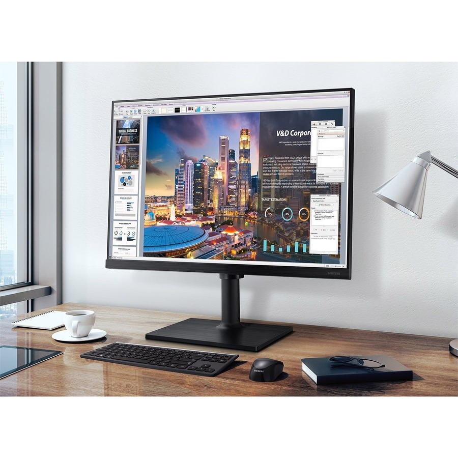 27" Ultra-Thin Bezel IPS monitor with HAS